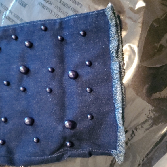 Blue Pearls & Dark Blue Wash Jeans - Picture 4 of 5